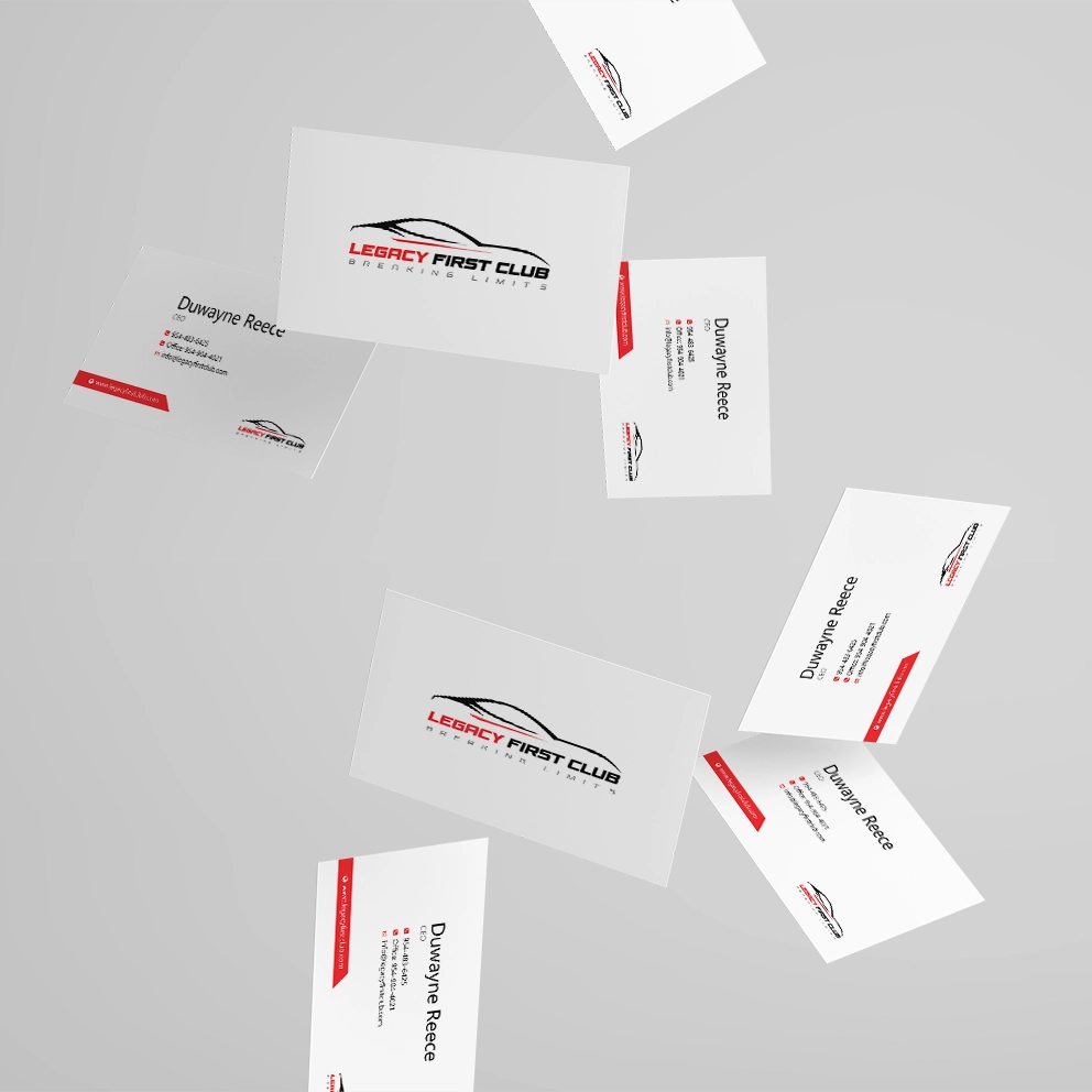 Legacy First Club Business Card